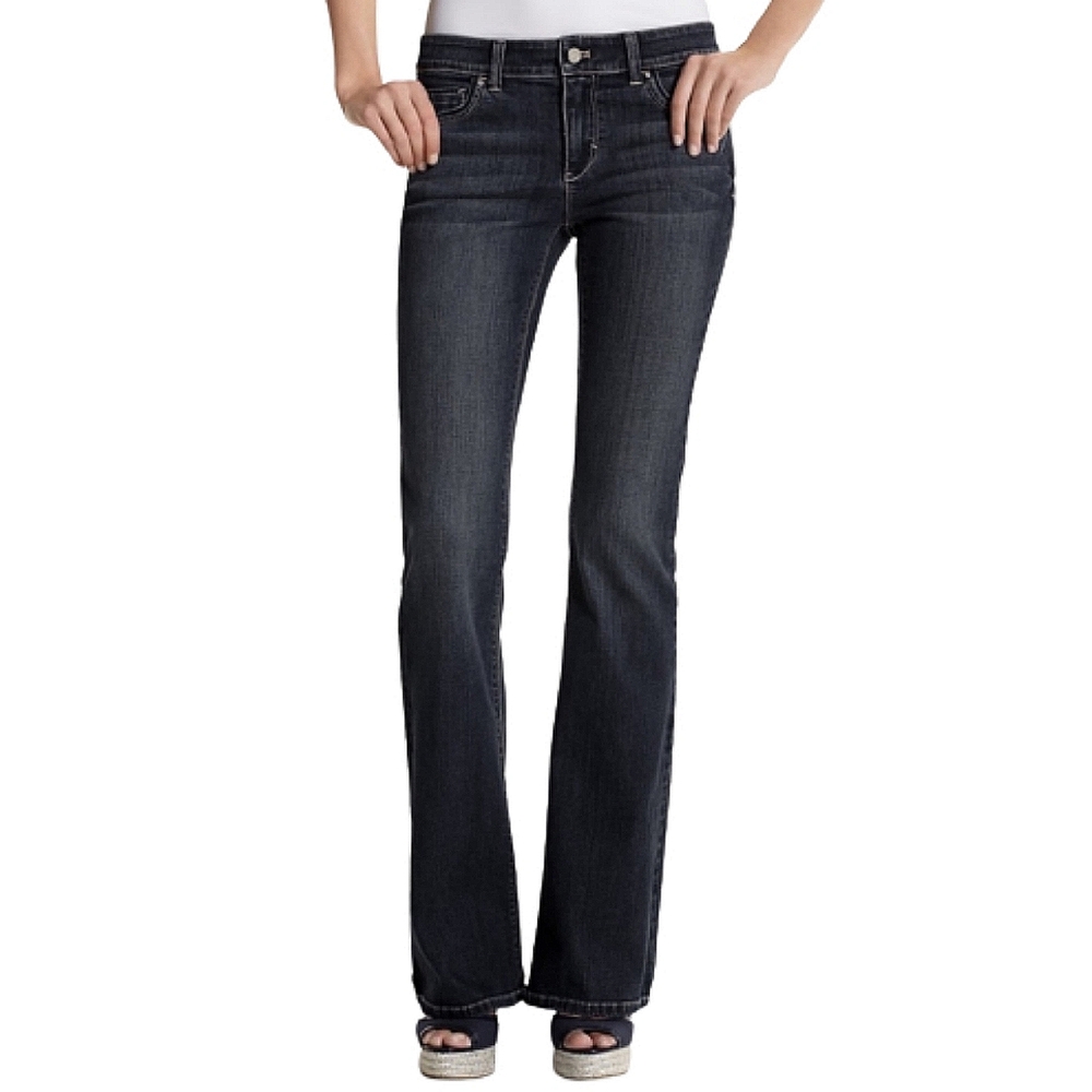 WHBM Blanc Flare Leg Sz 6R Faded Black
